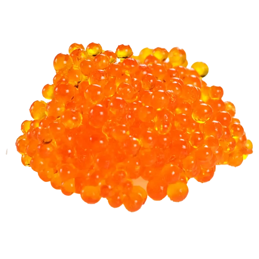 Tobiko Caviar (Flying Fish Roe) - Orange - High-Quality Orange Fish Roe for Sushi, Sashimi, and Gourmet Dishes | توبكو كافيار (بيض سمك الطائر) - برتقالي بجودة عالية للسوشي، الساشيمي، والأطباق الراقية