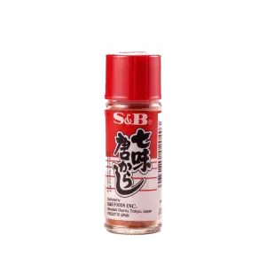 Assorted Chili Pepper S&B Tougarashi - High-Quality Japanese Chili Spice Mix for Soups, Noodles, and Authentic Dishes | مزيج الفلفل الحار المتنوع S&B توغاراشي - توابل يابانية بجودة عالية للشوربات، النودلز، والوصفات الأصيلة