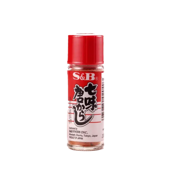 Assorted Chili Pepper S&B Tougarashi - High-Quality Japanese Chili Spice Mix for Soups, Noodles, and Authentic Dishes | مزيج الفلفل الحار المتنوع S&B توغاراشي - توابل يابانية بجودة عالية للشوربات، النودلز، والوصفات الأصيلة
