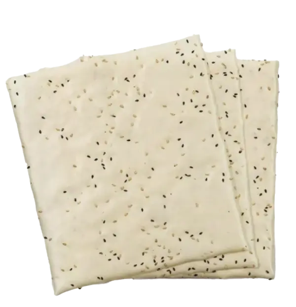 White Sesame Sheets (Mamenori) - High-Quality Wrapping Sheets for Sushi, Rolls, and Japanese Cuisine | صفائح السمسم البيضاء (مامونوري) - أوراق تغليف بجودة عالية للسوشي، اللفائف، والمأكولات اليابانية