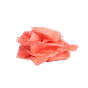 Pink Sushi Ginger - High-Quality Pickled Ginger for Sushi, Sashimi, and Japanese Cuisine | الزنجبيل الوردي للسوشي بجودة عالية - زنجبيل مخلل للسوشي، الساشيمي، والمأكولات اليابانية