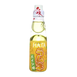 Hata Ramune Lychee - Japanese Carbonated Soft Drink with Exotic Lychee Flavor | مشروب غازي ياباني هاتا راموني بنكهة الليتشي الفريدة
