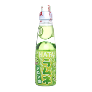 Hata Ramune Melon - Japanese Carbonated Soft Drink with Melon Flavor | مشروب غازي ياباني هاتا راموني بنكهة البطيخ