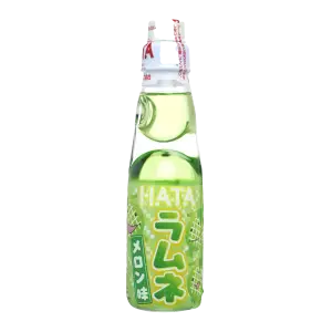 Hata Ramune Melon - Japanese Carbonated Soft Drink with Melon Flavor | مشروب غازي ياباني هاتا راموني بنكهة البطيخ