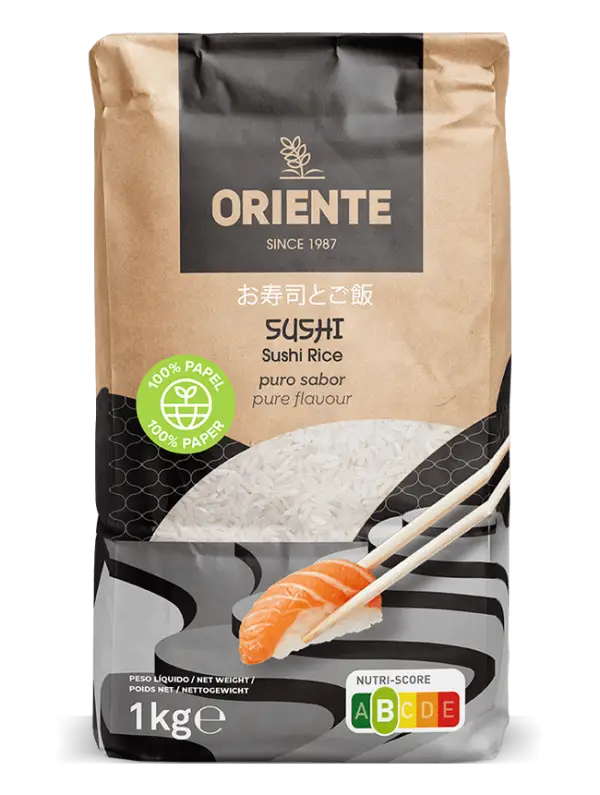 Sushi Rice - High-Quality Short Grain Rice for Sushi, Rice Bowls, and Japanese Recipes | أرز السوشي قصير الحبة بجودة عالية لتحضير السوشي، أطباق الأرز، والوصفات اليابانية