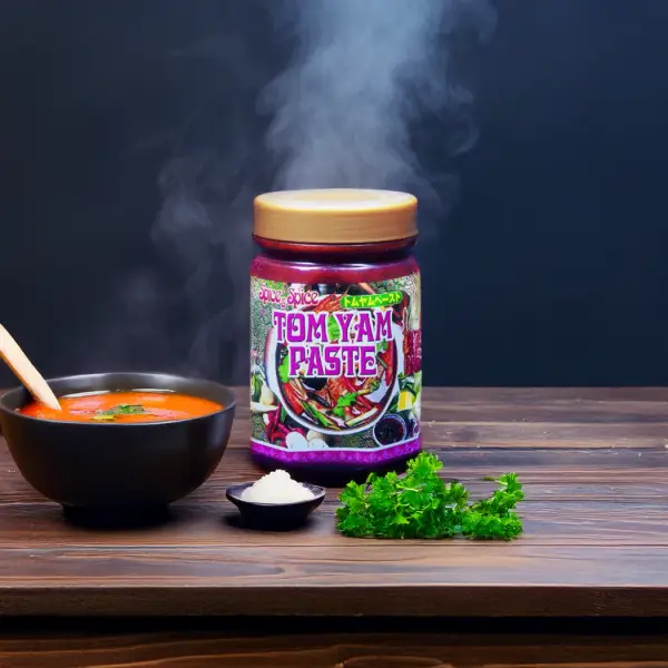 Tom Yam Paste - Premium Thai Paste for Spicy and Tangy Soups, Marinades, and Stir-Fries | معجون توم يام عالي الجودة لتحضير الشوربات الحارة والوصفات التايلندية